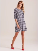 Šaty EN SK 4335.08 čierna a biela Šaty EN SK 4335.08 čierna a biela