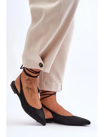 Baleríny Ozdobené Černé model 20014954 - Kesi Baleríny Ozdobené Černé model 20014954 - Kesi