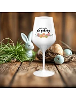 HODY, HODY, GOODBYE - biely nerozbitný pohár na víno 470 ml