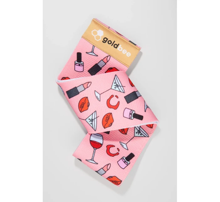 Posilňovacia guma BeBooty Ladies ružová-vzor - GoldBee Posilňovacia guma BeBooty Ladies ružová-vzor - GoldBee