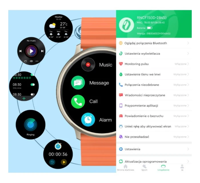 Chytré hodinky model 21806579 - RUBICON Chytré hodinky model 21806579 - RUBICON