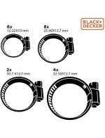 ŠNEKOVÉ SVORKY 20KS BLACK + DECKER