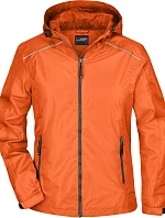 Daiber JN 1117 Dámska bunda do dažďa 02.1117 oranžová/uhlíková