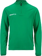Craft Teamwear Evolve 2.0 Half Zip Jr Detská tréningová bunda s 1/4 zipsom 82.4764 team green