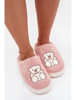 Kožešinové pantofle s růžové model 21772562 - Boto