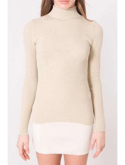 Jumper 15817 svetlo béžový