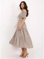 Sukienka MI SK model 21191073 ciemny bezowy - FPrice