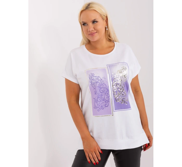 Bluzka RV BZ model 18691566 jasny fioletowy - FPrice Bluzka RV BZ model 18691566 jasny fioletowy - FPrice