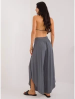 TW SP BI model 20228463 Grafitové kalhoty - FPrice TW SP BI model 20228463 Grafitové kalhoty - FPrice