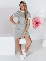 Dámské pruhované mini šaty šedé Dstreet model 21986845 - FashionStreet
