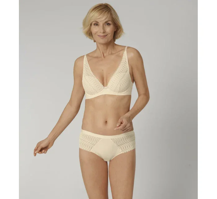 Dámské kalhotky Aura Spotlight Maxi krémové - Triumph