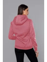 Cukrovo ružová dámska tepláková mikina (W02-58) Cukrovo ružová dámska tepláková mikina (W02-58)