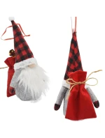 DEKORATÍVNY ŠKRIATOK S DARČEKOVOU TAŠKOU 20CM