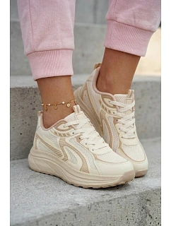 Dámské sportovní tenisky Big Star TT274326 HI-POLY SYSTEM Béžové