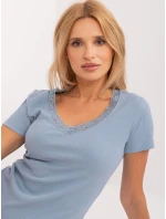Bluzka model 19648680 szaro niebieski - FPrice