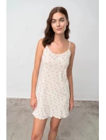 Dámska nočná košeľa Florette 18831 Ecru Printed - Vamp