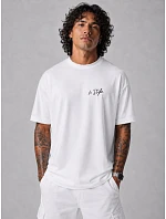 koszulka męska oversize z nadrukiem biała model 22212332 - FashionStreet