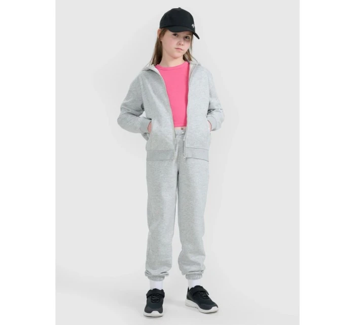 Dívčí mikina s kapucí model 21815578 - 4F Dívčí mikina s kapucí model 21815578 - 4F