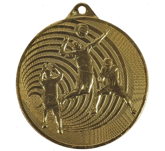Zlatá volejbalová medaila z ocele MMC3073/G