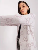 Sweter AT SW jasny fioletowy model 19040901 - FPrice Sweter AT SW jasny fioletowy model 19040901 - FPrice