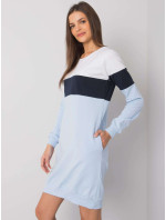 Dámske šaty RV SK 5869.04 biele a modré