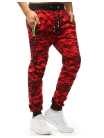 Pánské červené tepláky Dstreet model 21964104 - FashionStreet