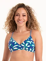 Style Minou Top Bikini - horný diel 8733-1 modrá oceán - RosaFaia