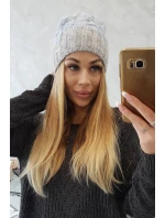 Paris fleecová čiapka K212 svetlo modrá + svetlo šedá Paris fleecová čiapka K212 svetlo modrá + svetlo šedá