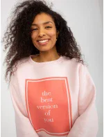 Mikina EM BL 617 3.15P svetlo ružová