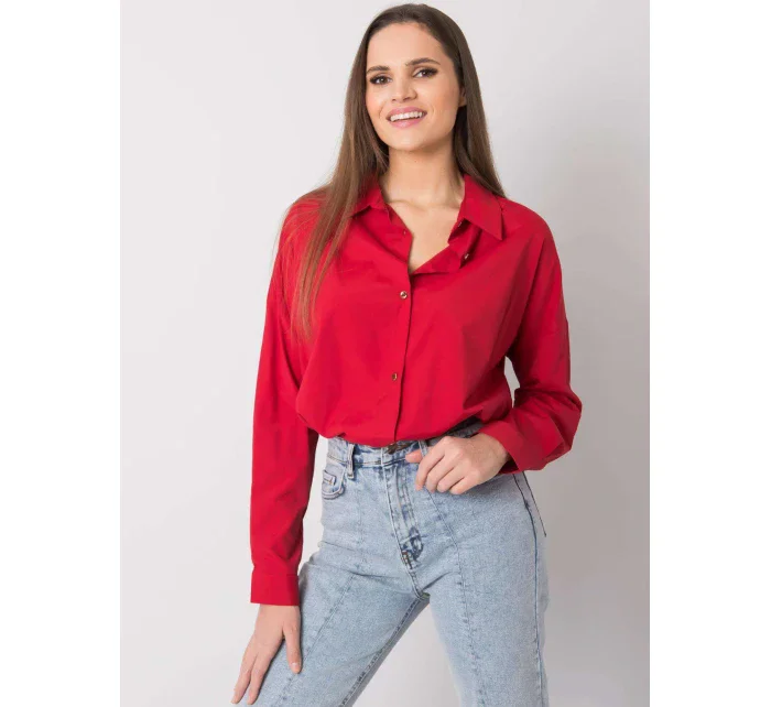 Košile EM KS model 17612115 tmavě červená - FPrice