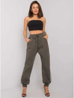 Tepláky RV DR 7237.81 tmavá khaki