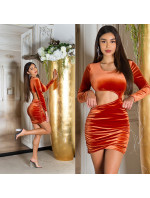 Sexy Koucla velvet look Partydress with cut out