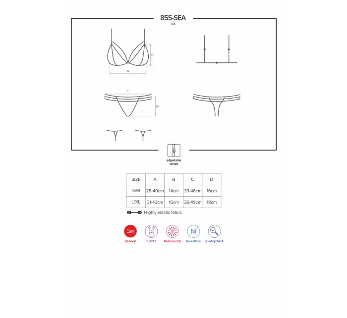 Zvodný set 855 - SEA - Obsessive Zvodný set 855 - SEA - Obsessive