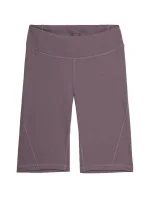 Dámske šortky 4FAW23TFSHF300 82S sivo-fialová - 4F