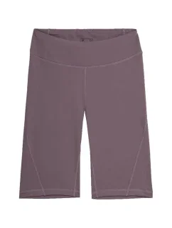 Dámske šortky 4FAW23TFSHF300 82S sivo-fialová - 4F