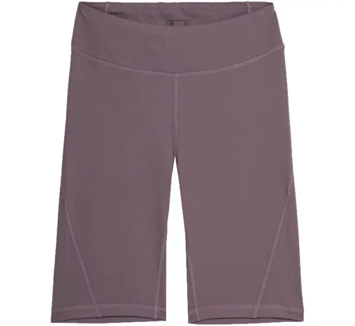 Dámske šortky 4FAW23TFSHF300 82S sivo-fialová - 4F