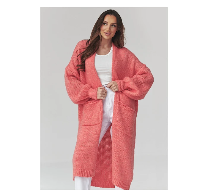 Zapínanie svetra model 226870 Makadamia