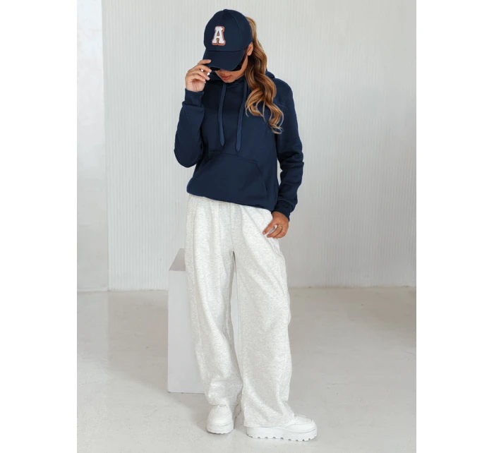 Dámská mikina s kapucí BASIC navy blue model 21962507 - FashionStreet