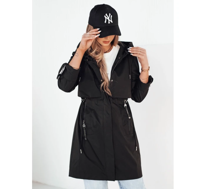Dámská přechodná bunda parka černá Dstreet model 21973546 - FashionStreet