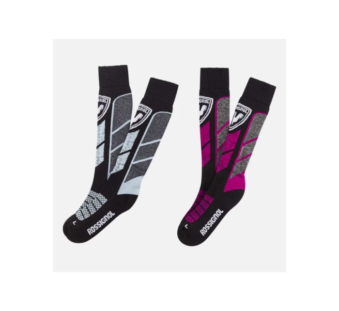 W model 21473919 2P ponožky černé - Rossignol W model 21473919 2P ponožky černé - Rossignol