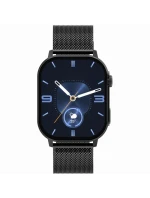 Chytré hodinky model 21805513 Oranžový silikonový řemínek + černý náramek - Gravity Chytré hodinky model 21805513 Oranžový silikonový řemínek + černý náramek - Gravity