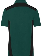 JN Pánské pracovní piqué polo 02. dark green/black model 22532920 - Daiber