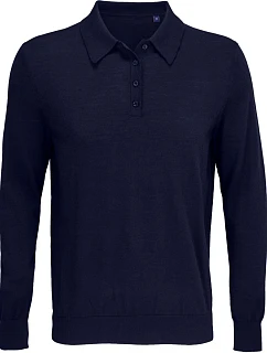 Pánský polo svetr night blue model 22500633 - NEOBLU