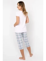 Talianska móda Glamour celá dĺžka 3/4 veľkosť sp. farba: svetloružová/potlač