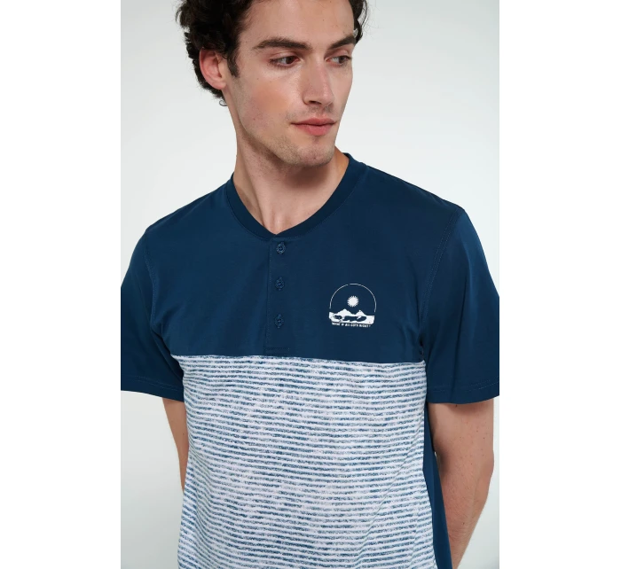 Pyžamo s knoflíkovou légou model 19698512 - Vamp