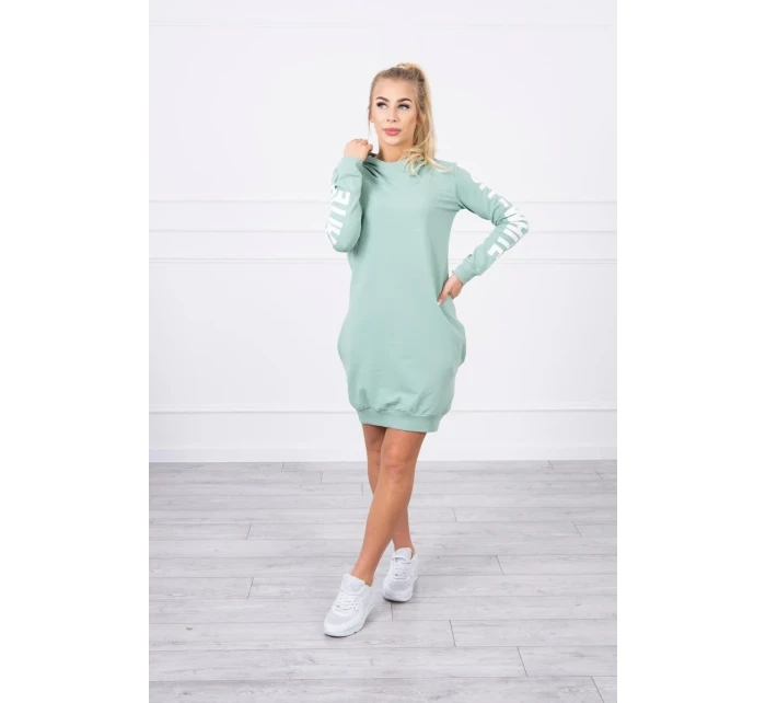 Šaty Off White dark mint