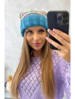 Dámská čepice Feba K330 tyrkysová Dámská čepice Feba K330 tyrkysová