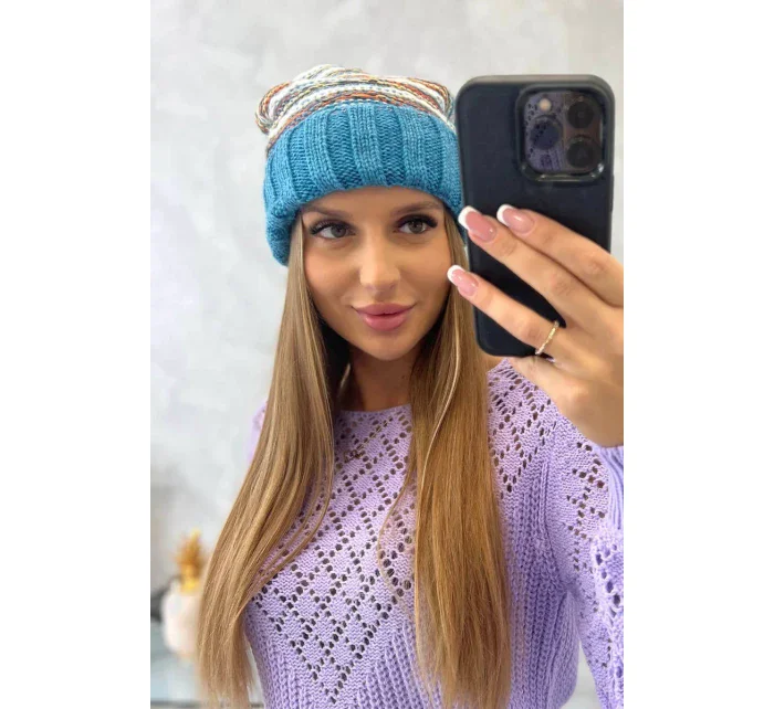 Dámská čepice Feba K330 tyrkysová Dámská čepice Feba K330 tyrkysová