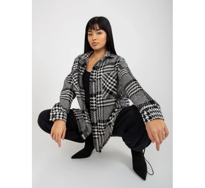 Košeľa DN KS 3964.45 čiernobielych