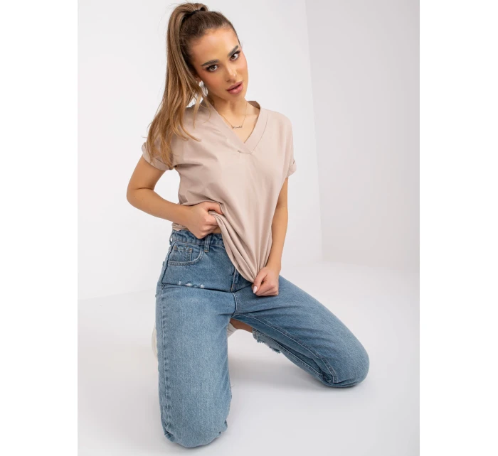 Tričko RV TS 7666.19 béžová